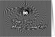 The Tax Man Cometh! card