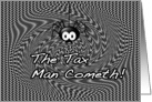 The Tax Man Cometh! card