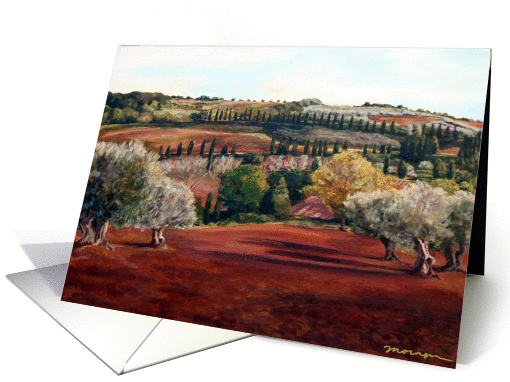 On The Way To Montepulciano card (172009)