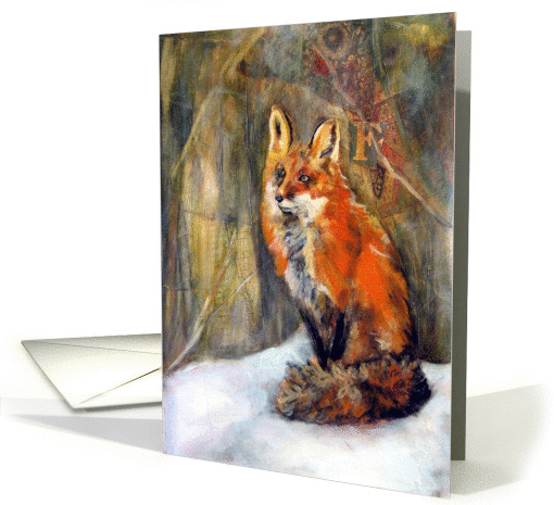 red fox card (267316)