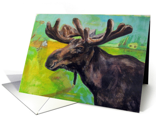 Moose card (877572)