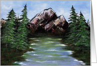 Happy Father’s Day, Landscape-Moutain Lake card