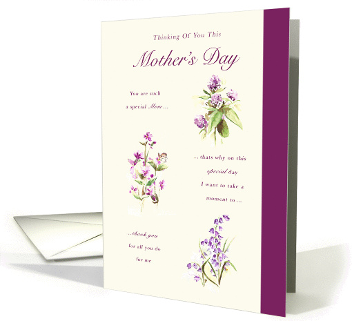 Mother's Day Flowers card (176221)