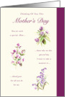 Mother’s Day Flowers card