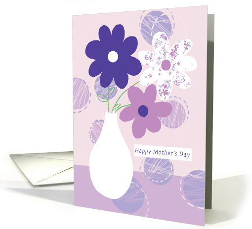 Happy Mother's Day Flower Vase card (176249)