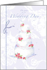 Wedding Day Cake card