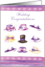 Wedding Day Hats card