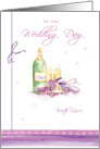 Wedding Day Hats card