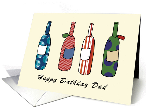 Birthday bottles card (177044)