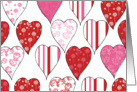 Birthday Hearts card