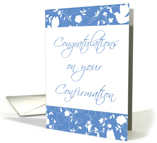 Confirmation Blue card (177551)