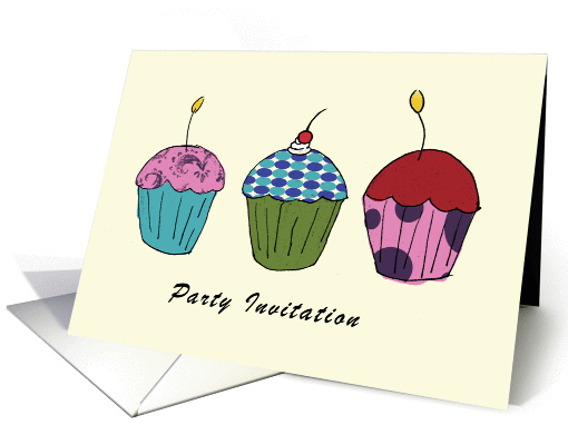 Birthday Cakes Invitation card (177559)