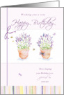 Birthday Lilacs card
