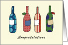 Congratulations Bottles card