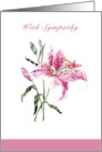 Lily Sympathy card