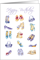 Birthday Shoes card