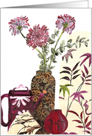 Chrysanthemums card