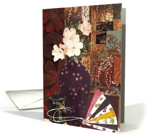 Traditional Flowers card (178200)