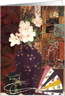 Traditional Flowers card