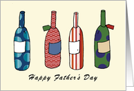 4 Bottles Father’s Day card