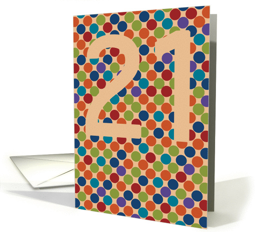 21st Birthday card (191954)