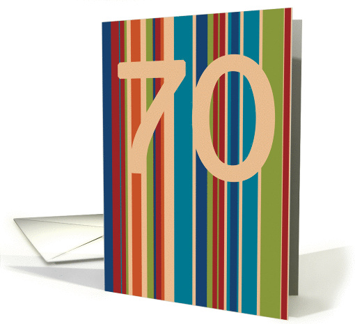 70th Birthday card (192010)