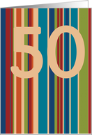50th Birthday card