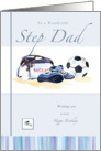 Soccer Birthday Step Dad card
