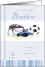 Soccer Birthday Brother card
