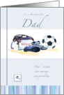 Soccer Birthday Dad card