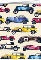 Classic Cars Blank card