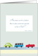 Cars Father’s day card