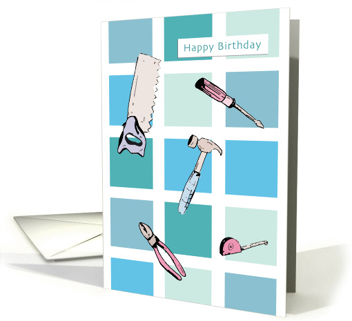 Tools Birthday card (200370)