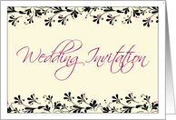 Wedding Invitation card