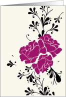 Chrysanthemums Blank Card