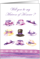 Will you be my Matron of Honour? card