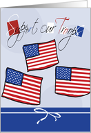 Support Our Troops card