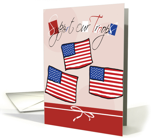 Support Our Troops card (210447)