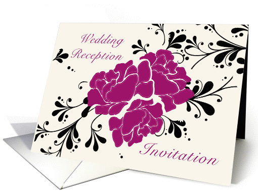Wedding Reception Invitation card (218243)