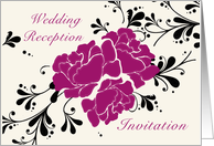 Wedding Reception Invitation card