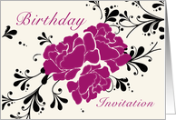 Birthday Invitation card