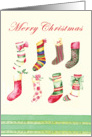 Christmas Stockings card
