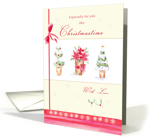 Christmas Trees/ Plants card (233820)
