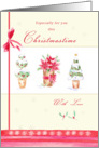 Christmas Trees/ Plants card