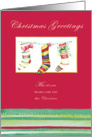 Merry Stockings card
