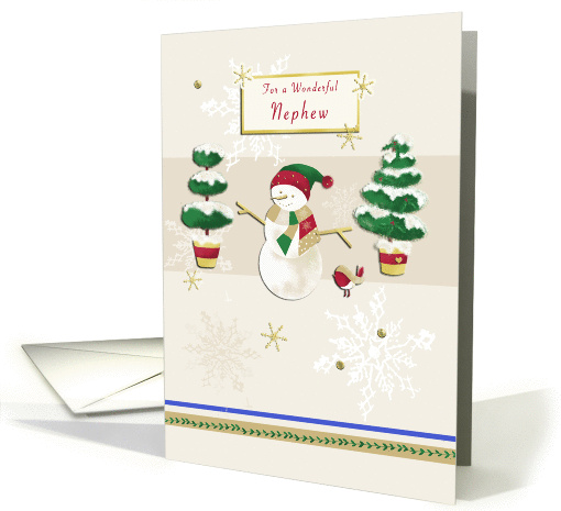 Snowman, Nephew card (258787)