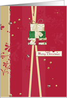 Presents, Merry Christmas card