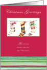 Christmas Stockings card