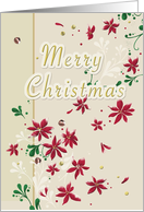 Christmas Floral card