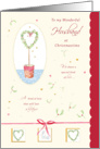 Christmas Tree Husband card